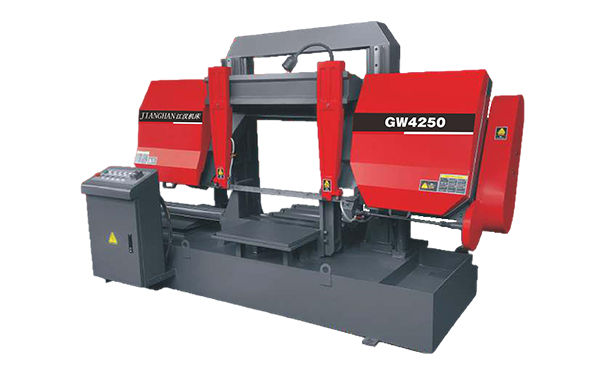 樟木头镇GW4250双柱龙门卧式带锯床